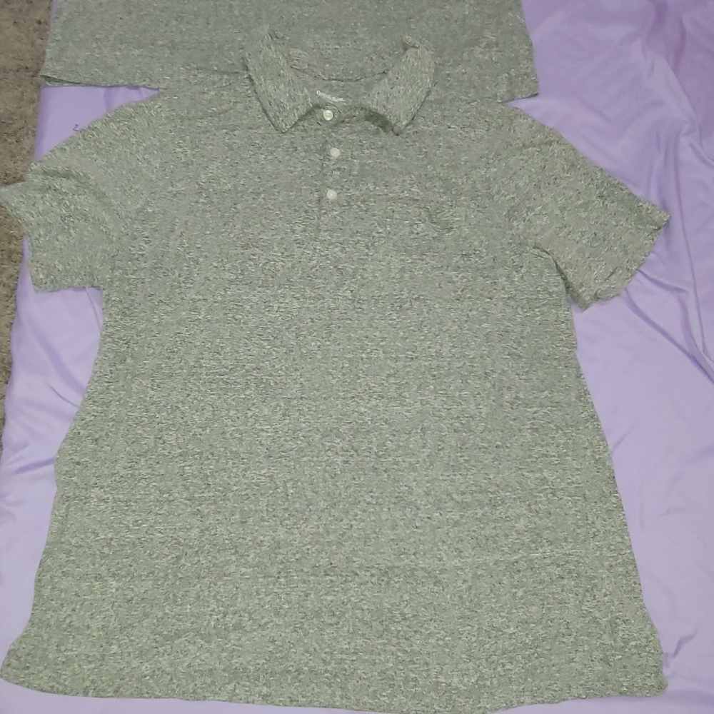 Goodfellow & Co Mens Polo gray melange XXL